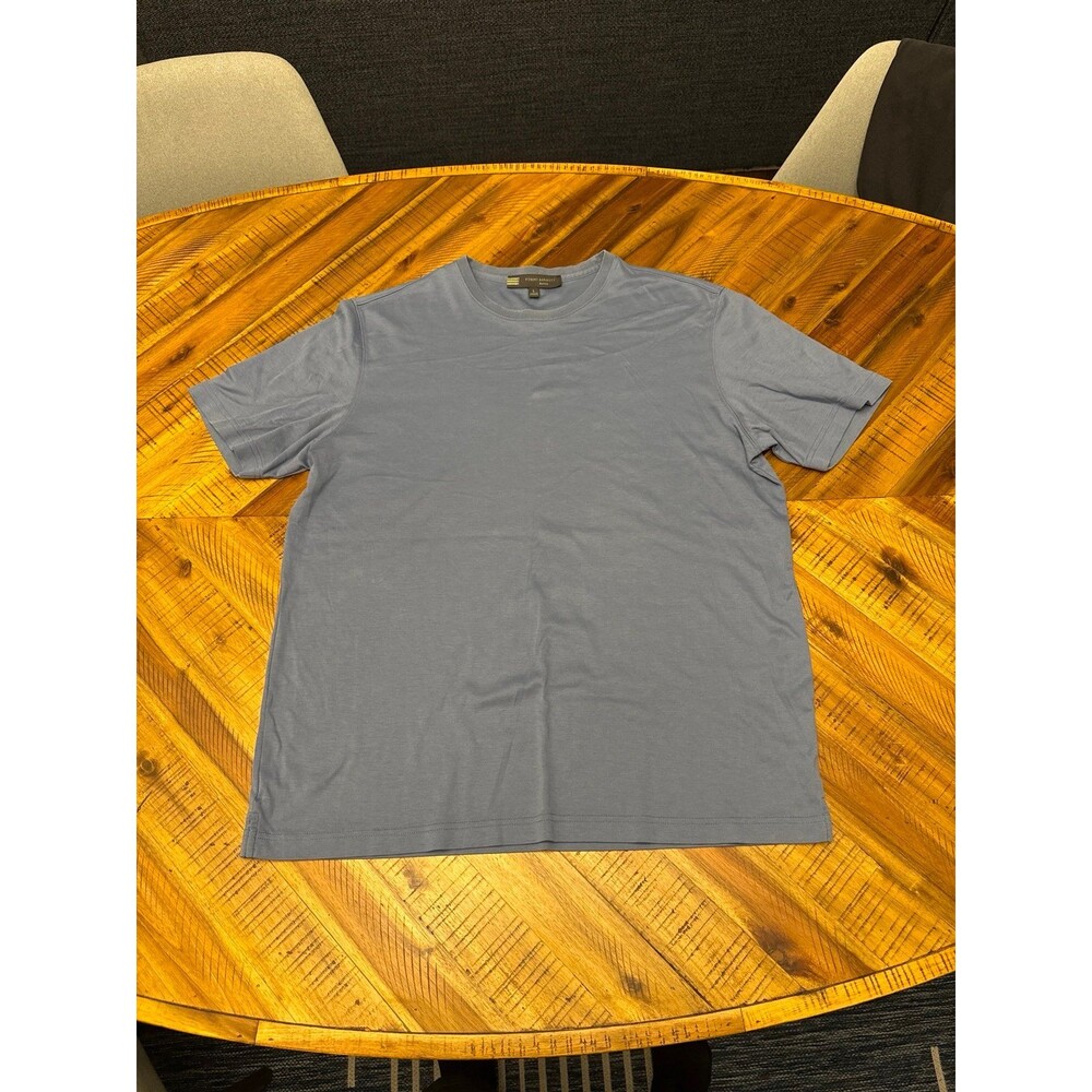 Robert Barakett Montreal Periwinkle Blue Pima Cotton Short Sleeve T-Shirt Men’s